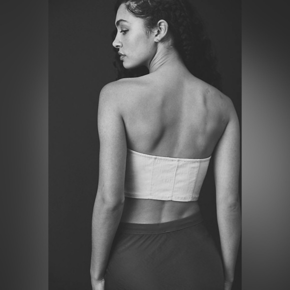 Free People All About You Corset Top Mauve NWOT - Picture 5 of 8